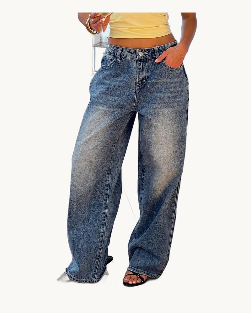 Washed Vintage Jeans 1