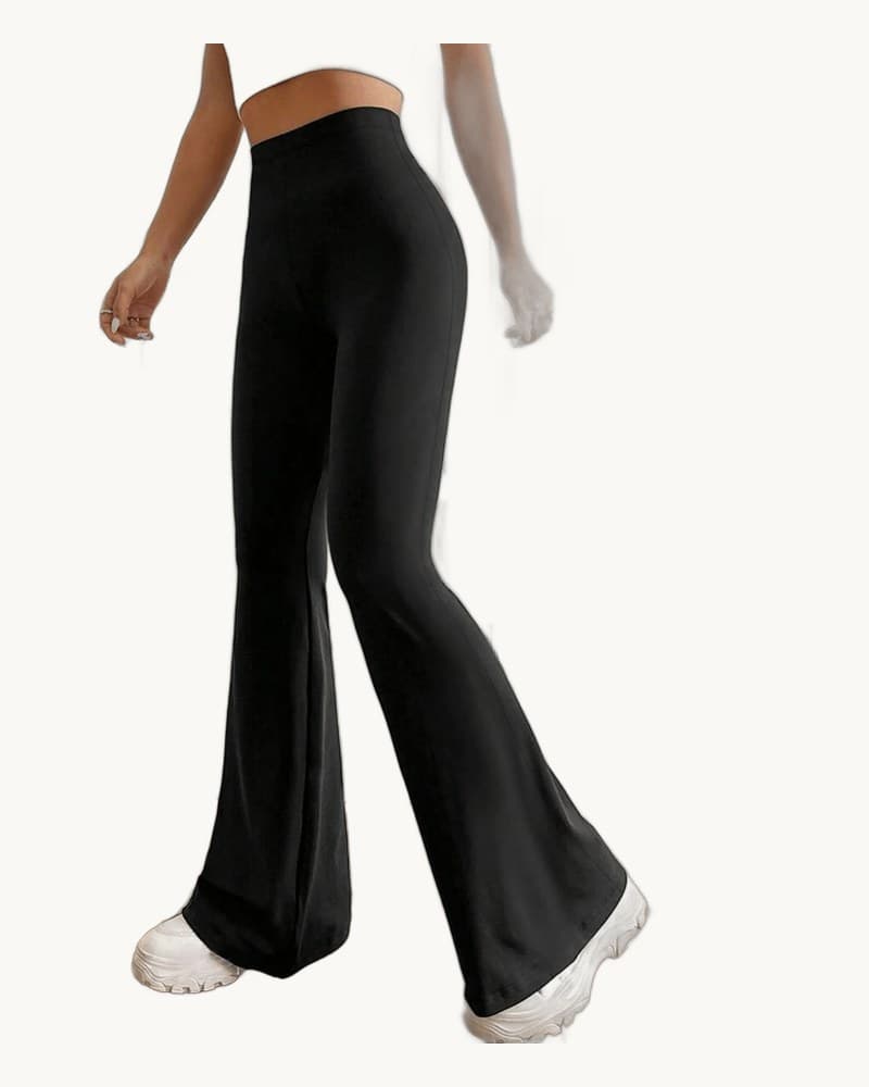 2026 Summer New High-waisted Flared Pants for Women, 1