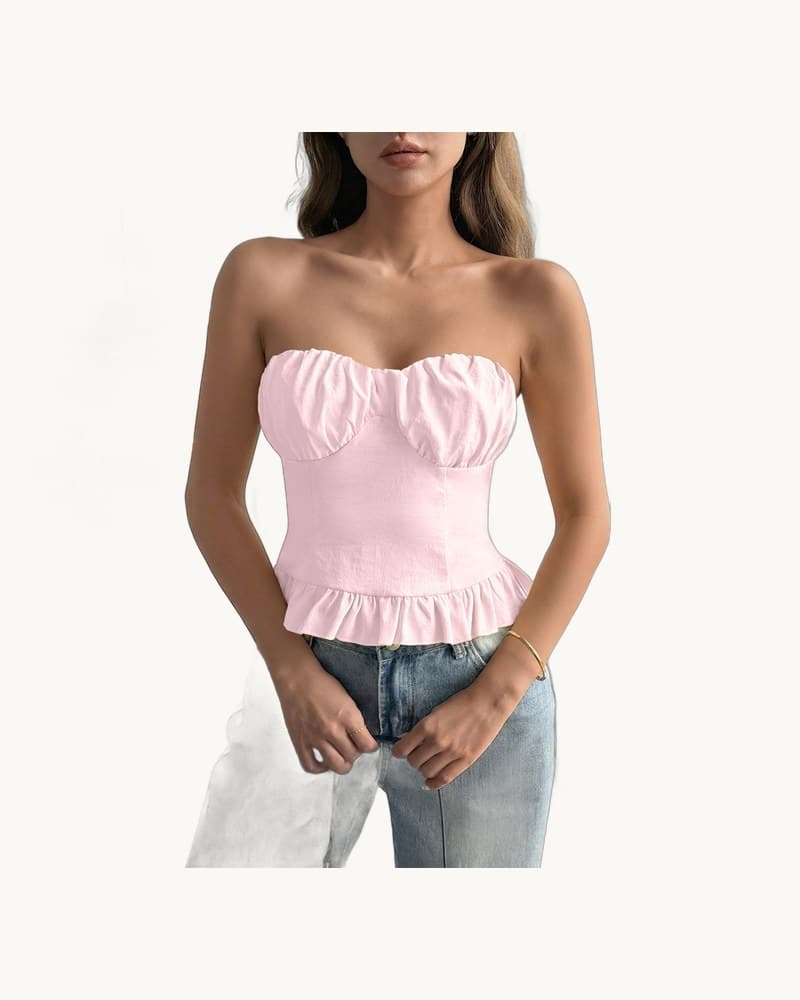 Spicy Girl Style Fashion Off-shoulder Tank Top 1