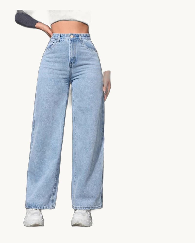 Loose Straight Wide Leg Jeans 1
