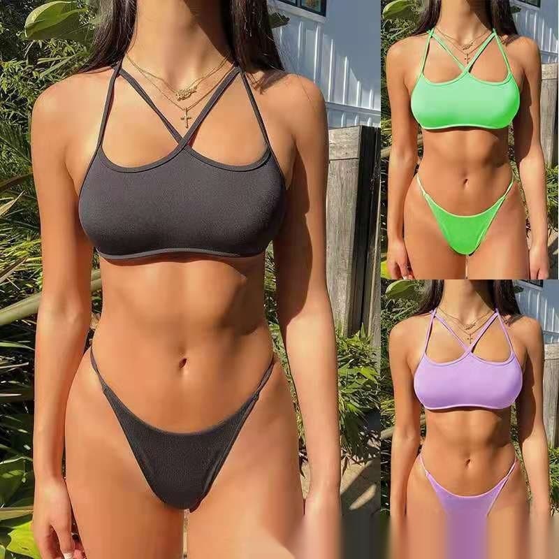Two Piece Womens Swimsuit Multi Color Bikini 1