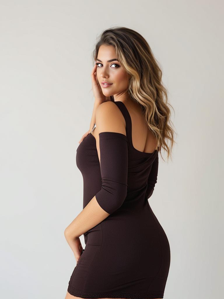 Evening dress model 111054 Figl on model